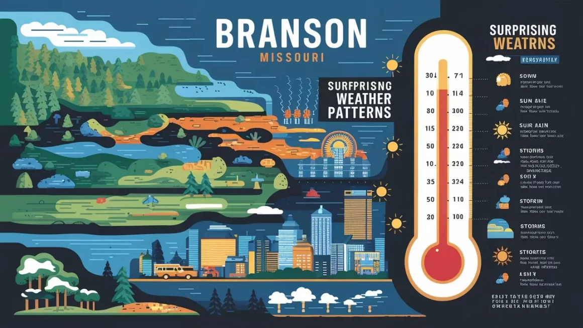 Temperature in Branson, Missouri